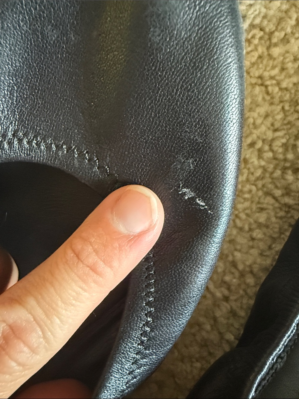 Tory Burch Black Leather Ballet Flats - Picture 5 of 5